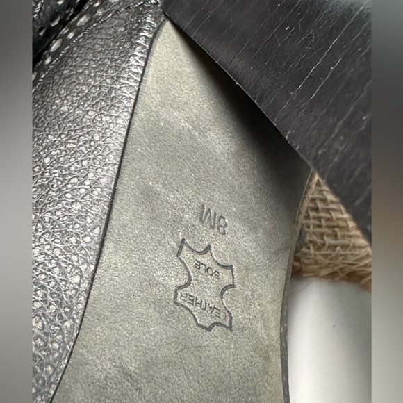 TORY BURCH Womens Lace Up Ghillie Oxford Pumps Astrid High Heel Size 8 - Picture 8 of 10